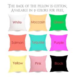 Personalized Rabbit Pillowcase Square Sequin Pillow Bunny Cushion Cover Accent Reversible - thumbnail 4