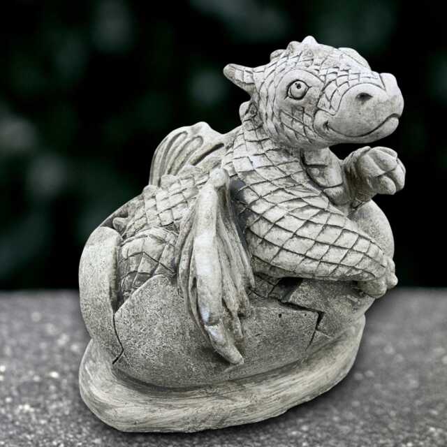 Stone Dragon Sculpture Concrete Laying Statue Cement Animal Figurine Dragon Lover Gift Garden & Home Decoration Handmade - image 1