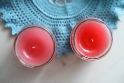 Pink Aroma Candle Sweet Scented Jar Candle, Wedding Favor - thumbnail 1