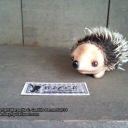 Hedgehog Woodland For Blythe Dolls Bjd Prop Art Doll Miniature German Mohair Children's Room Decor Party Favor - thumbnail 4
