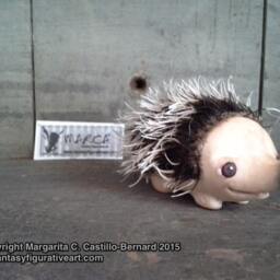 Hedgehog Woodland For Blythe Dolls Bjd Prop Art Doll Miniature German Mohair Children's Room Decor Party Favor - thumbnail 3