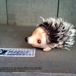 Hedgehog Woodland For Blythe Dolls Bjd Prop Art Doll Miniature German Mohair Children's Room Decor Party Favor - thumbnail 2
