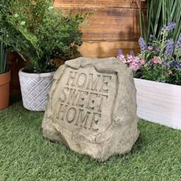 Stone Garden Home Sweet Statue Sculpture Ornament - thumbnail 4