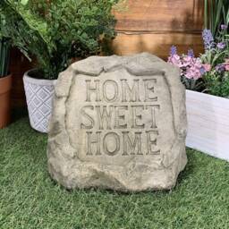 Stone Garden Home Sweet Statue Sculpture Ornament - thumbnail 2