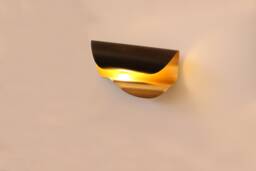 Roll Gold Black Wall Lighting Aluminum Lamp Vanity Light Fixture, Sconce - #6 Model Ranor Design #568 - thumbnail 1