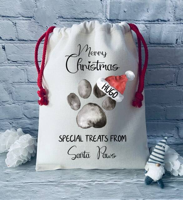 Personalised Christmas Sack For Dogs - Dog Gifts Pet Stocking - image 1