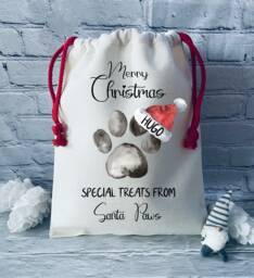 Personalised Christmas Sack For Dogs - Dog Gifts Pet Stocking - thumbnail 1