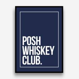 Posh Booze Club Kitchen Wall Art Prints Posters Pictures Contemporary Typography Bold/Frame Not Included - thumbnail 3