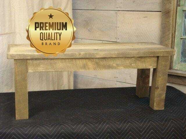 Farmhouse Bench - 36 X 15 Made With Local Sawmill Wood, Cottage Country Charm - image 1