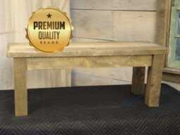 Farmhouse Bench - 36 X 15 Made With Local Sawmill Wood, Cottage Country Charm - thumbnail 1