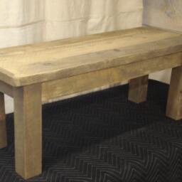 Farmhouse Bench - 36 X 15 Made With Local Sawmill Wood, Cottage Country Charm - thumbnail 2