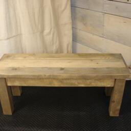 Farmhouse Bench - 36 X 15 Made With Local Sawmill Wood, Cottage Country Charm - thumbnail 3