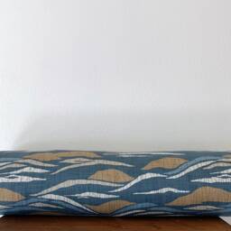Slate Blue Landscape Pillow Cover - Robert Allen Lotus Hill - thumbnail 4