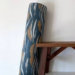 Slate Blue Landscape Pillow Cover - Robert Allen Lotus Hill - thumbnail 2