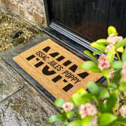 Mother's Day Custom Mat, Mum Gifts, Gifts For Her, From Daughter, Family, & Family Doormat - thumbnail 2