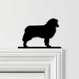 Door Topper Dog Australian Shepherd Various Colours Top Of Decorative Sign - Novelty Wall Decor, Frame Art, Art - thumbnail 1