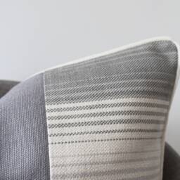 Linen Cushion Cover, Pure Natural Soft Linen, Stripe Scatter Cushions, Decorative Fabric - thumbnail 3