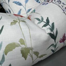"Floral Cushion Cover, Pillow Sham, Size 12"" X 20" - thumbnail 3