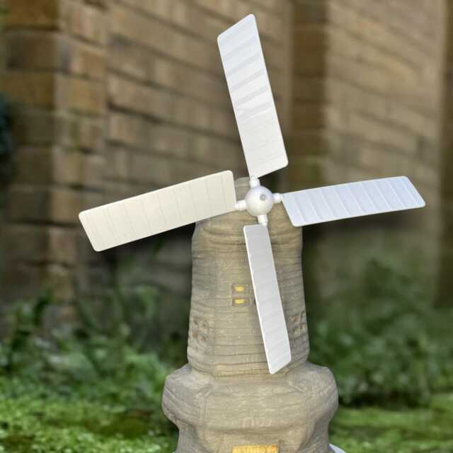 Large Bronze Windmill Statue Concrete Garden Decoration Rustic Farmhouse Yard Art Outdoor Sculpture Farm & Home Ornament - image 1
