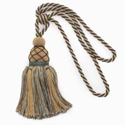 "D??copro Curtain & Drapery Tassel Tieback, Length 9 1/2"" - 24cm, Spread 30"