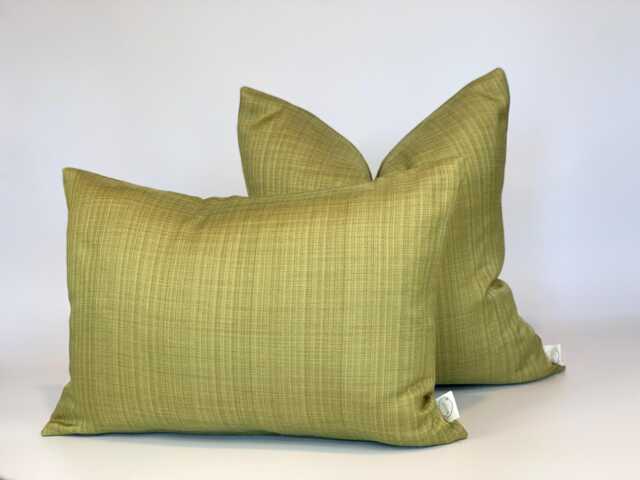 Handmade Shimmer Green Cushion Cover, Reclaimed Fabric - image 1