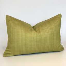 Handmade Shimmer Green Cushion Cover, Reclaimed Fabric - thumbnail 3