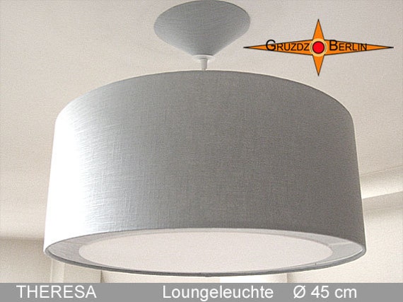 Gray Pendant Lamp Theresa ??45 cm With Diffuser Light Edge - image 1