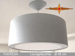 Gray Pendant Lamp Theresa ??45 cm With Diffuser Light Edge - thumbnail 1