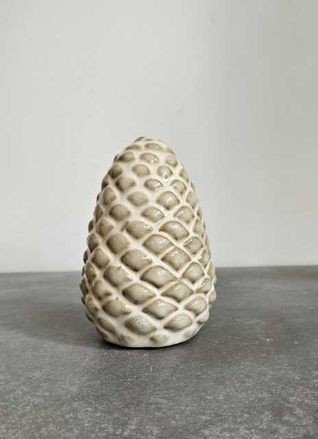 Ceramic Pinecone Ornament Home Decor Items Glazed Accents Country Autumn Living Scandi Scandinavian Hygge Decorative Accessories Hyggeat15 - image 1