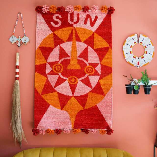 "Woven Kenyan Wall Hanging Rug " - image 1