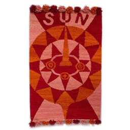 "Woven Kenyan Wall Hanging Rug " - thumbnail 2