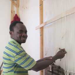 "Woven Kenyan Wall Hanging Rug " - thumbnail 3