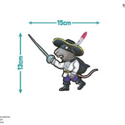 Highway Rat Wall Stickers, Stickaround Decal, Gruffalo & Friends Sticker - thumbnail 3