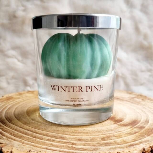 Christmas Soy Wax Candles/Pumpkin Candle Winter Home Decor - image 1