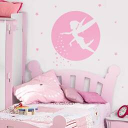 Fairy Wall Decal For Girls Bedroom Decor Fairy Birthday Gift Kids Art Decoration Her - thumbnail 2