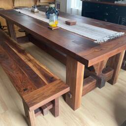 Rustic Farmhouse Dining Table - thumbnail 2