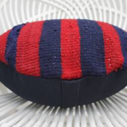 Throw Pillow Covers, Kilim Antique Pillows, 16x16 Pink Round Case, Southwest 156 - thumbnail 4