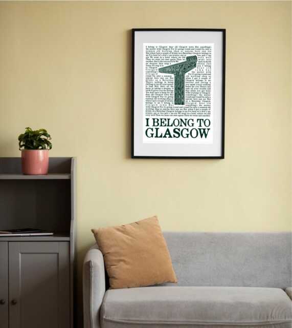 Glasgow Print Finnieston Crane Poster - image 1