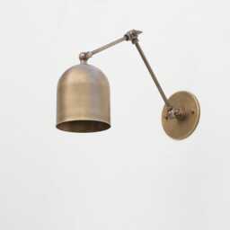 Brass Adjustable Wall Sconce Light, Solid Swivel Ul Listed, No.0239 - thumbnail 3