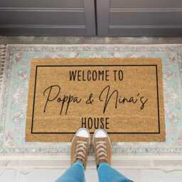 Personalized Family Name Gift, Welcome Mat, Customised Gifts For Home - thumbnail 4