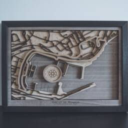 Monaco F1 Grand Prix Layered Wall Hanging, Circuit De Art - Gift - thumbnail 2