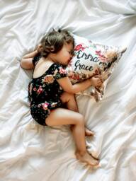 Custom Sequin Valentine's Pillow Personalized Toddler Gift - thumbnail 1