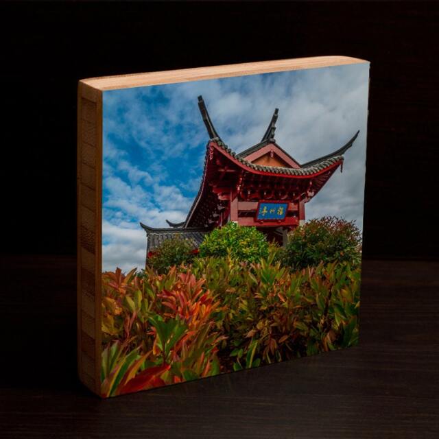 Chinese, Park, Flowers, Wall Art, Northwest, Pacific, Tacoma, Asian Living Room, Attraction, Architecture, Dragon, Blue Sky - image 1