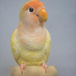 Lovebird Figurine Custom Coloring Available - thumbnail 3
