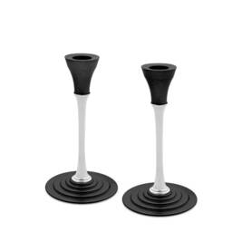 Personalize Aluminum Candlesticks - Colorful Jewish Holiday Gift - thumbnail 3