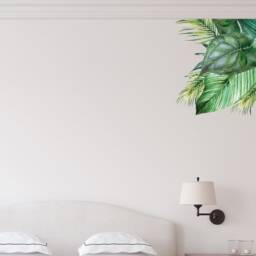 Tropical Leaves Wall Sticker Set. Flowers Home Decor. Alternative Wallpaper. Decals & Decor - thumbnail 3