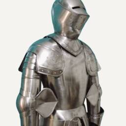 Medieval Templar Knight Full Suit Of Rare Armor W/Sword Combat Body Armour - thumbnail 2