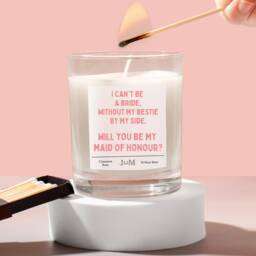 Maid Of Honour Proposal. Bestie Maid Honour. Best Friend Gift. Candle - thumbnail 1