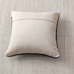 "Cotton Kilim Boho Hand Loom Woven Textured Cushion Cover 18""x18" - thumbnail 4