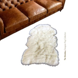 Faux Sheepskin Rug - Shaggy Fur, Country Edge, Usa - thumbnail 2